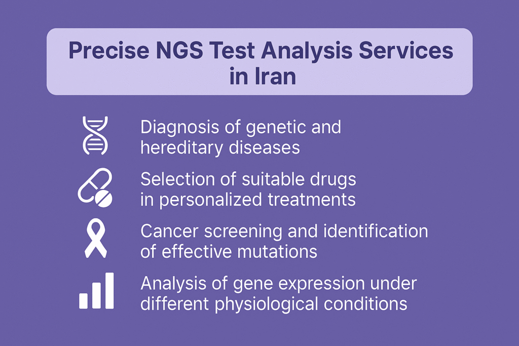 خدمات آنالیز دقیق تست NGS در ایران